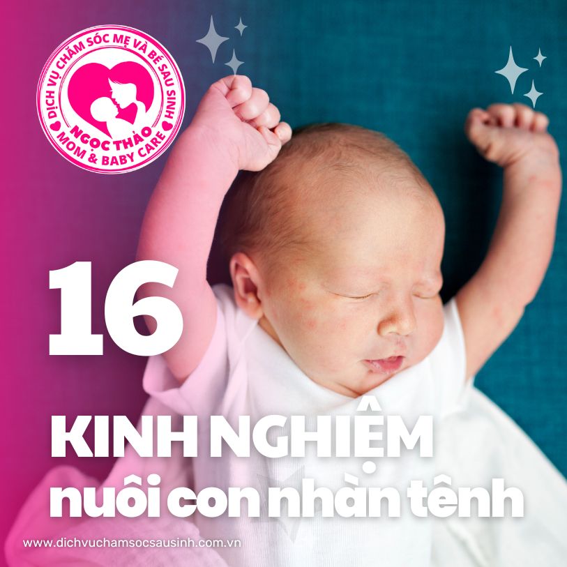 Kinh nghiệm nuôi con trong 3 tháng đầu đời