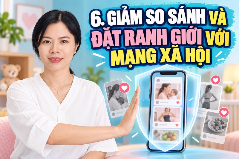 giảm ranh giới với mạng xã hội