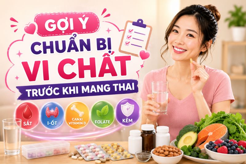 gợi ý chuẩn bị trước khi mang thai