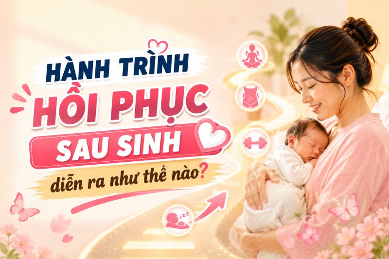 Hành trình hồi phục sau sinh diễn ra thế nà