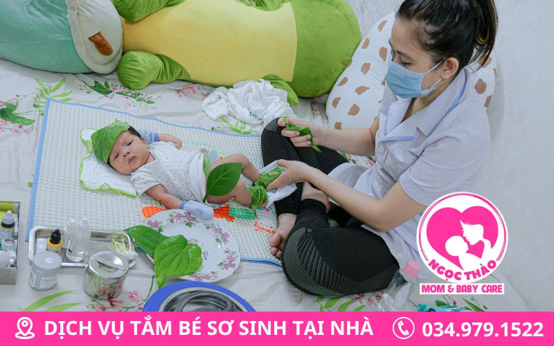 Hơ lá trầu cho bé quận gò vấp