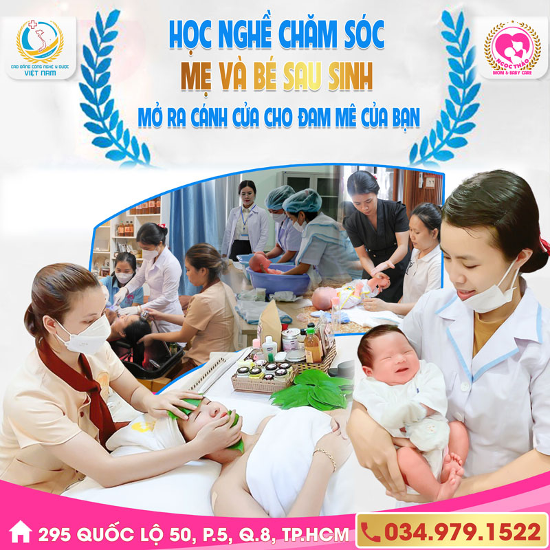 Học nghề chăm sóc mẹ và bé sau sinh