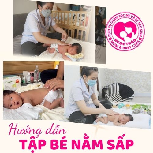hướng dẫn tập tummy time cho bé