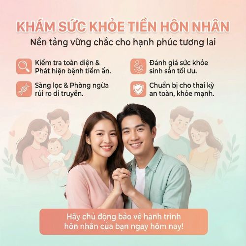 Khám sức khỏe tiền hôn nhân giúp phát hiện sớm nguy cơ ảnh hưởng sinh sản