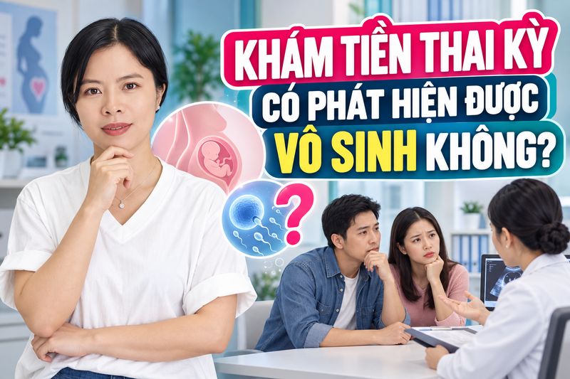 khám tiền thai kỳ có phát hiện vô sinh không