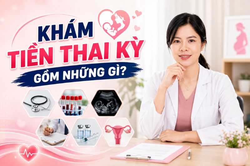 khám tiền thai kỳ bao gồm những gì