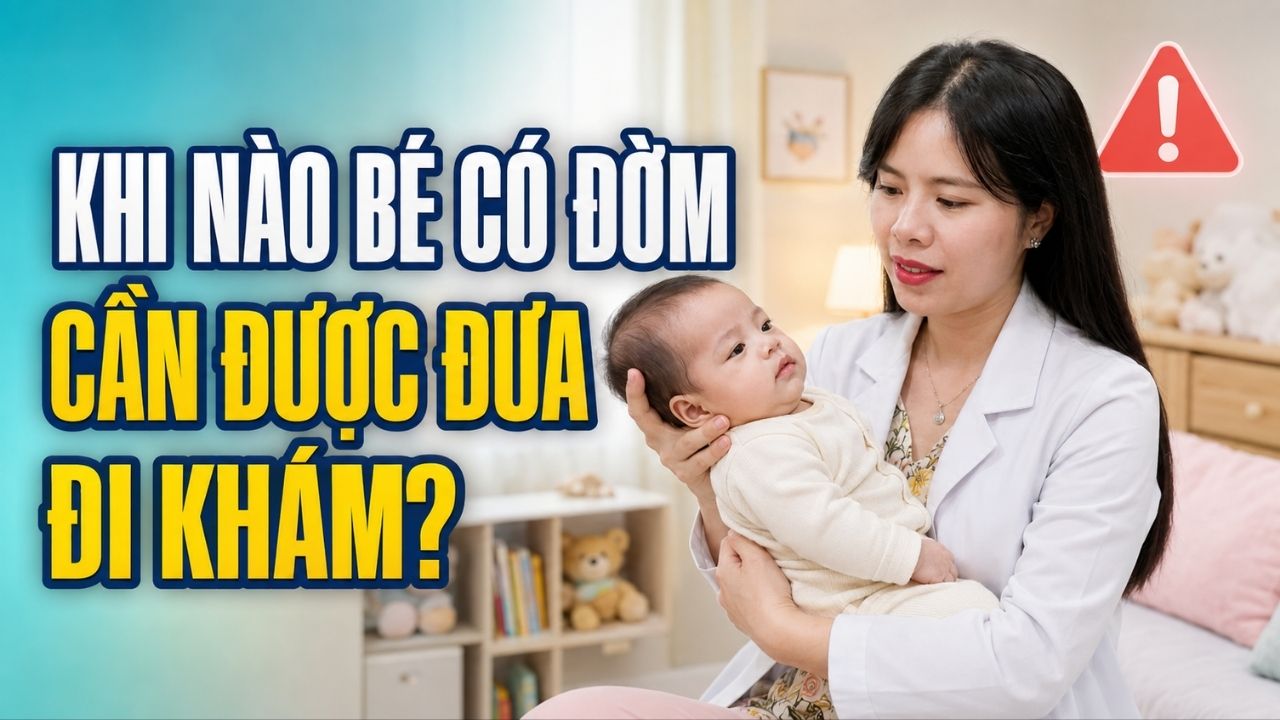 khi nào bé có đờm cần được đưa đi khám