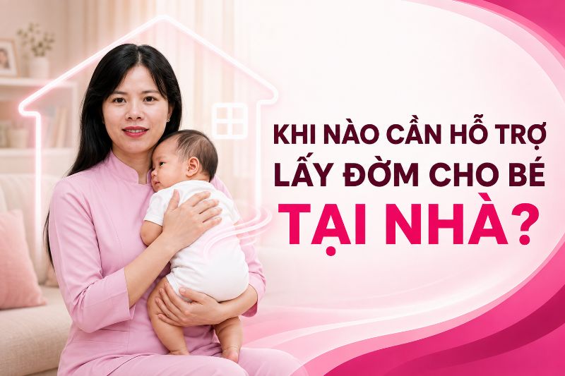 khi nào cần hỗ trợ lấy đờm cho bé tại nhà