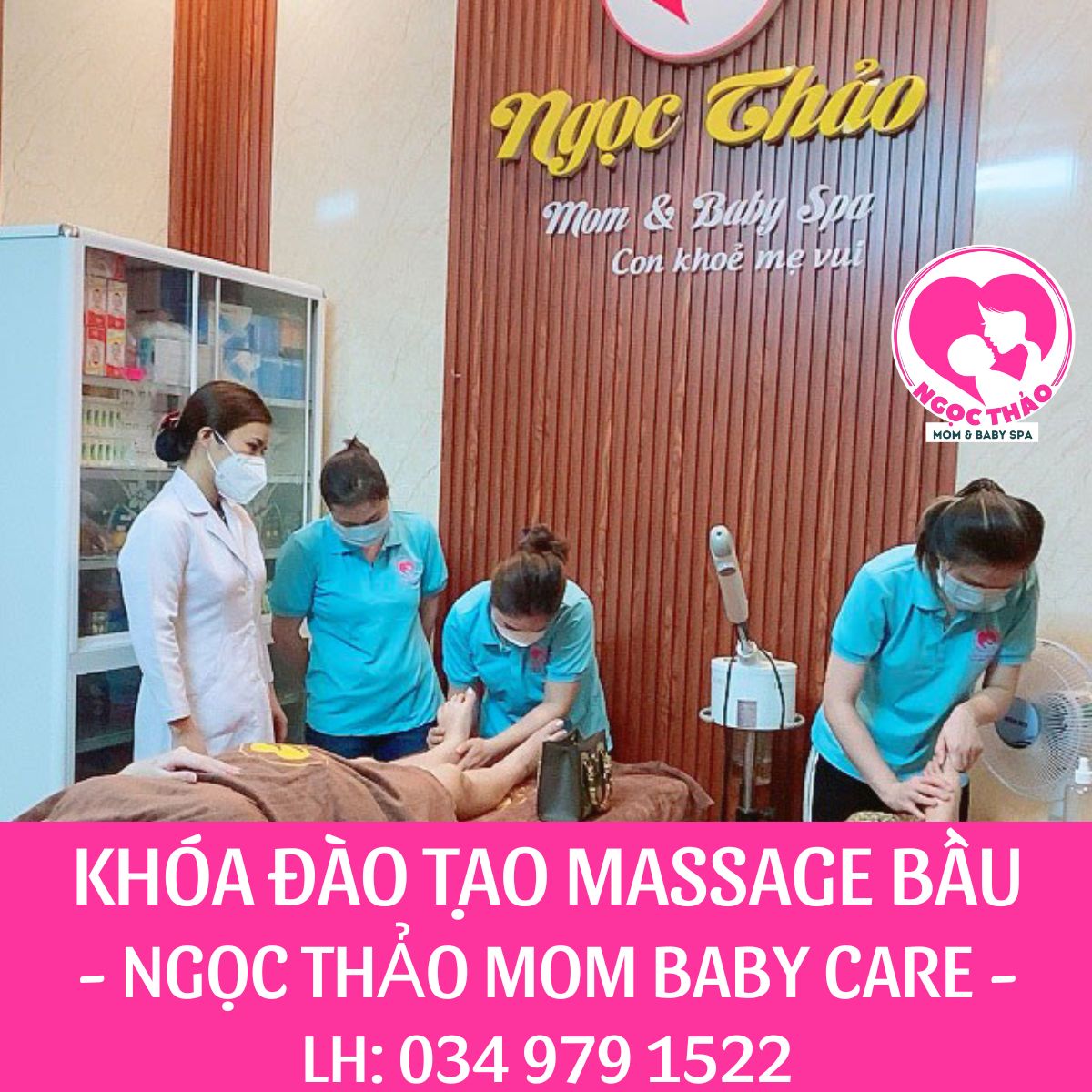 khóa đào tạo massage bầu tại TPHCM Ngọc Thảo Mom Baby Care