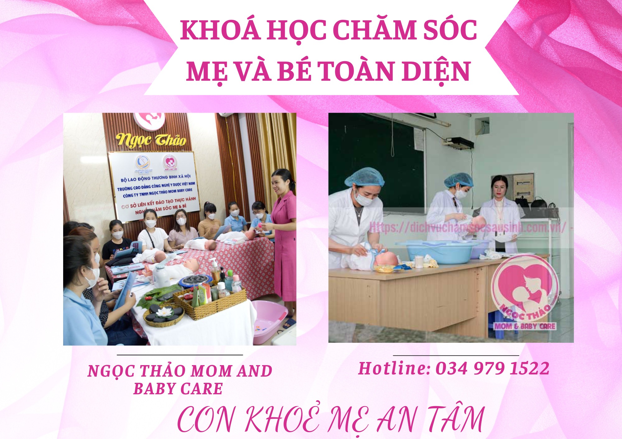 Khóa học chăm sóc mẹ và bé tại Hồ Chí Minh