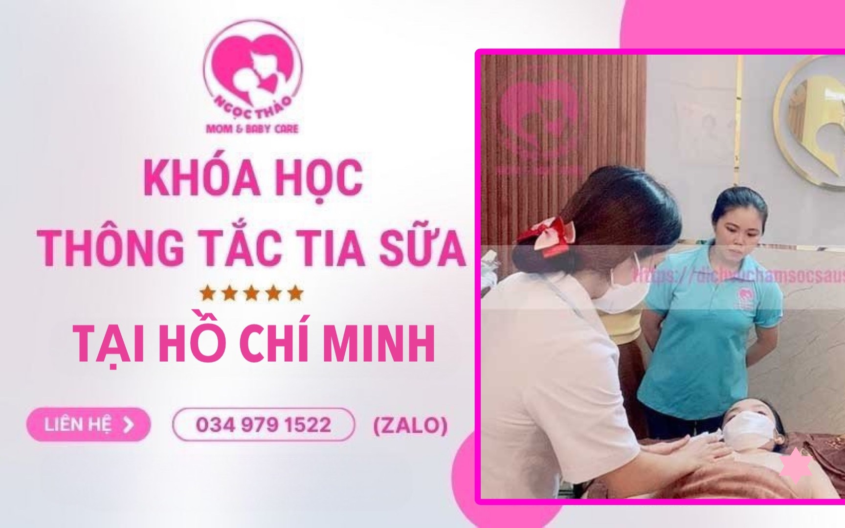 Khóa học thông tắc tia sữa tại Hồ Chí Minh
