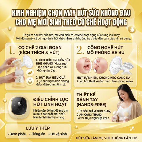 kinh nghiệm chọn máy hút sữa