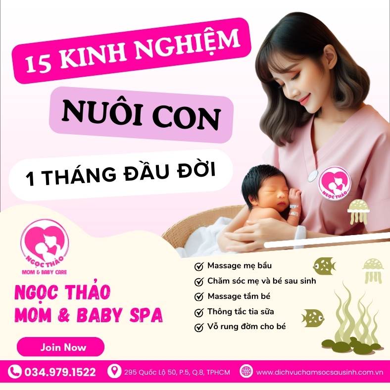 Chia sẻ kinh nghiệm nuôi con 1 tháng tuổi