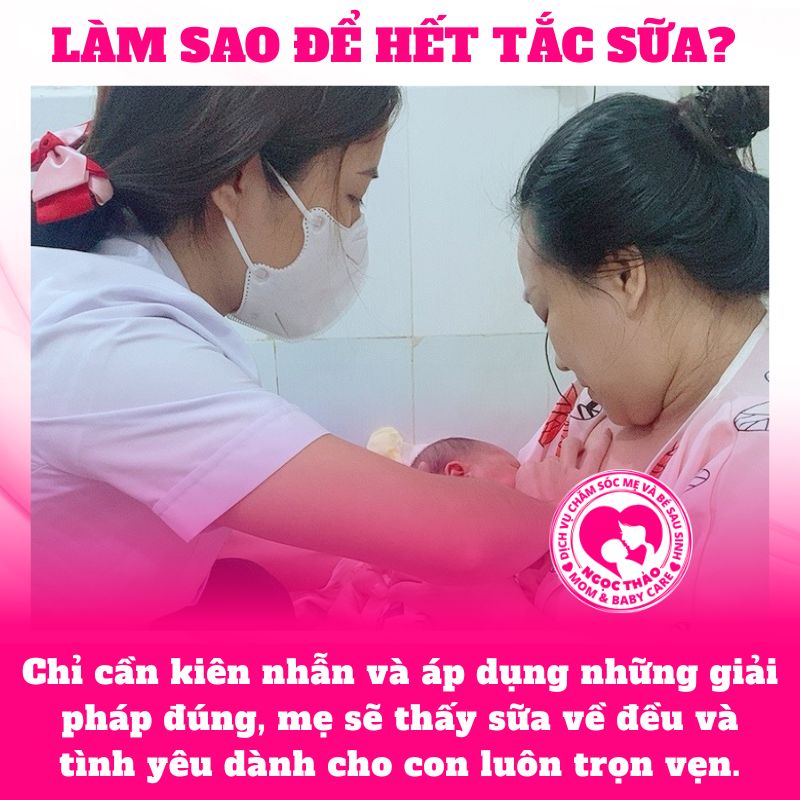 Làm gì để thông tắc tia sữa tại nhà? Cách chữa tắc sữa hiệu quả