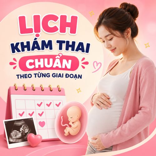 Lịch khám thai chuẩn theo từng giai đoạn