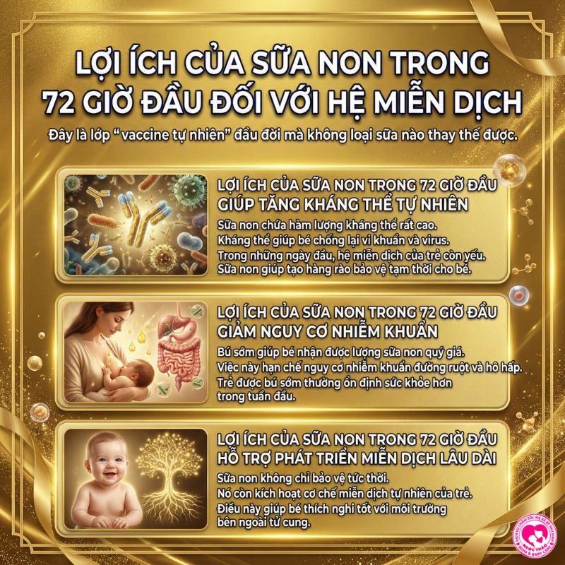 Lợi ích của sữa non đối với hệ miễn dịch