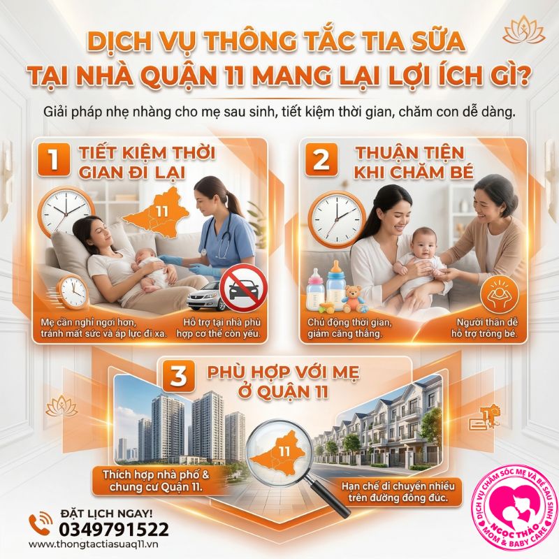 dịch vụ thông tắc tia sữa tại nhà quận 11