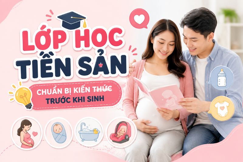 lớp học tiền sản chuẩn bị kiến thức trước khi sinh