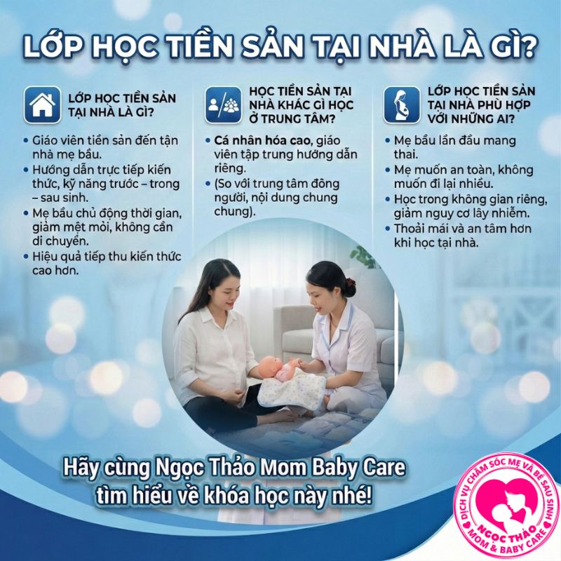Lớp học tiền sản tại nhà tphcm