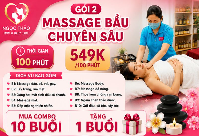 massage bầu gói 2