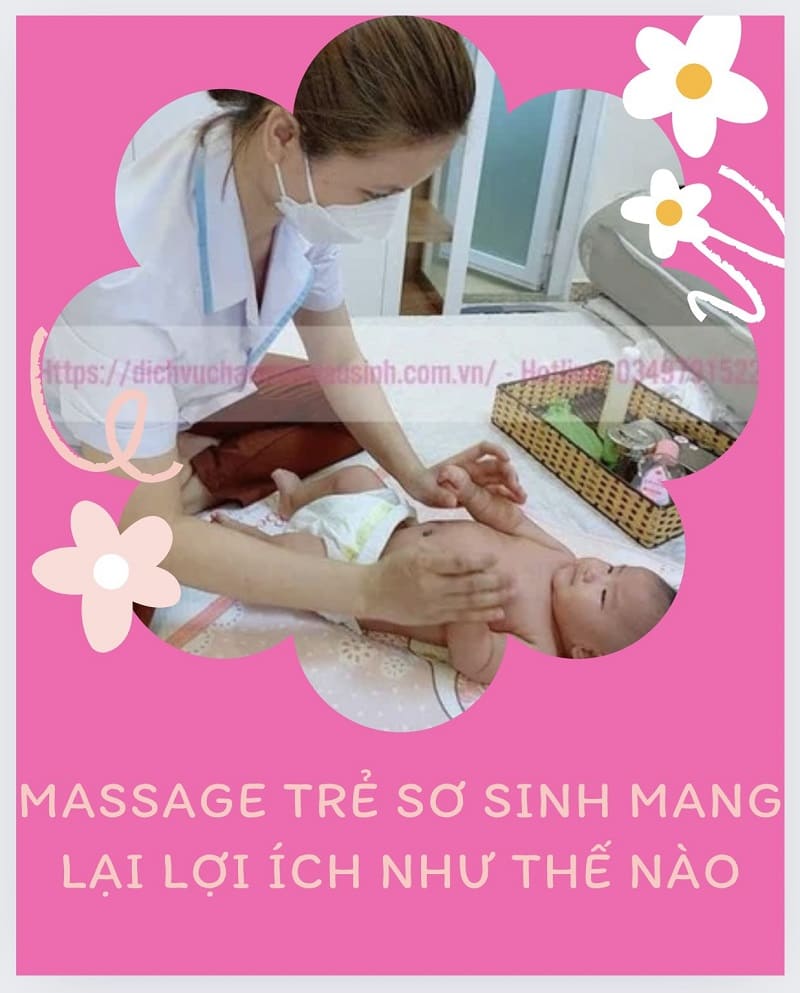 Massage bé sơ sinh đem lại lợi ích như thế nào?
