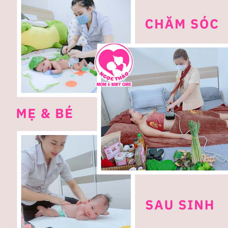 dịch vụ massage cho bé và chăm sóc mẹ sau sinh