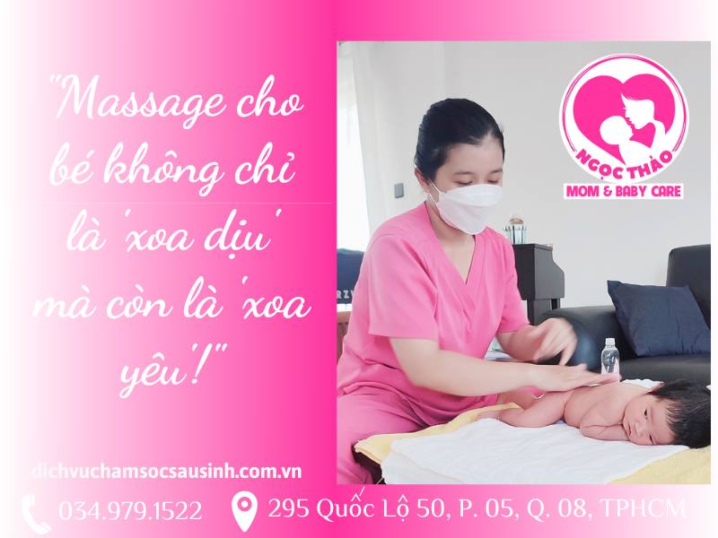 Massage cho bé sơ sinh đem lại nhiều lợi ích cho bé yêu.