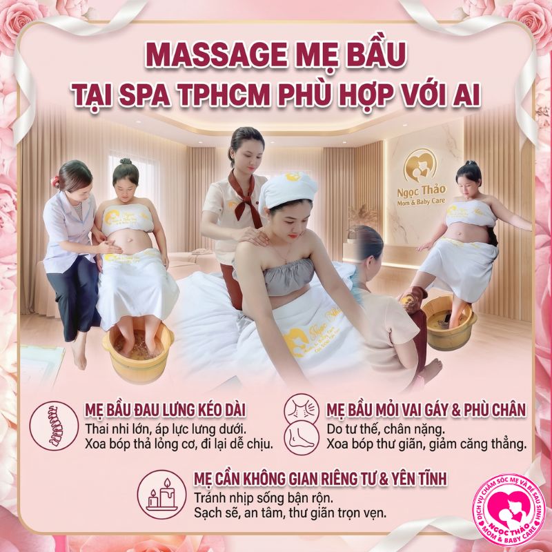 massage cho mẹ bầu tại spa phù hợp với những ai