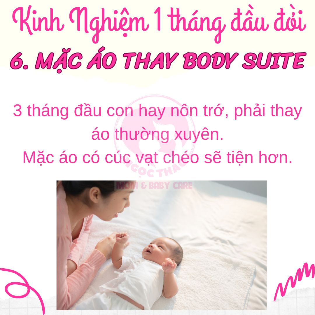 mặc áo thay body suite