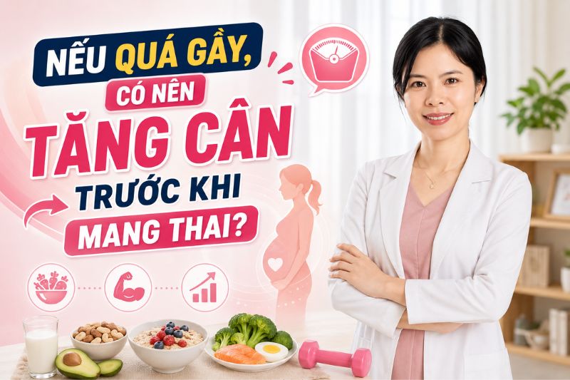 nếu quá gầy có nên tăng cân không