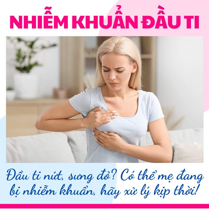 Nhiễm khuẩn đầu ti khiến đầu ti dau và sưng đỏ