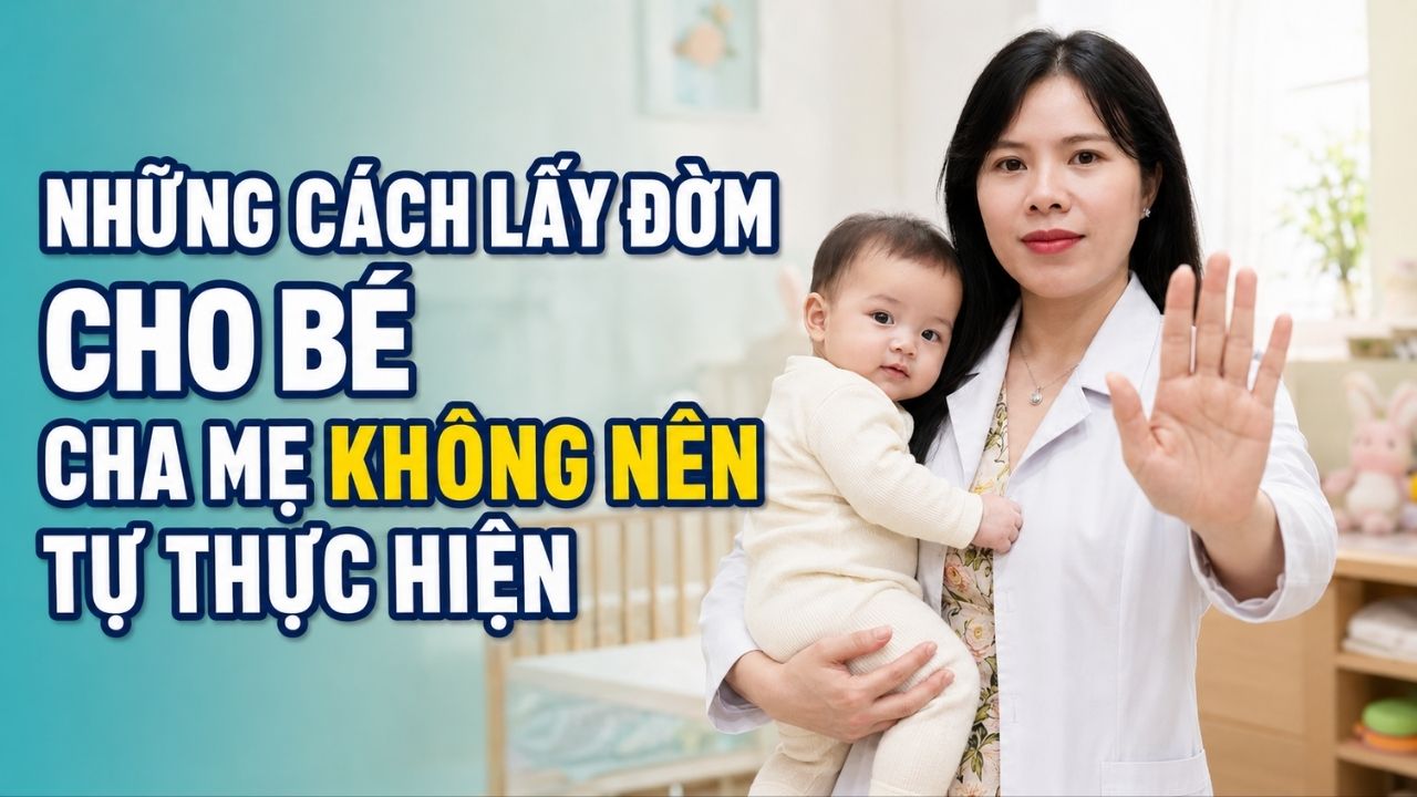 những cách lấy đờm cho bé cha mẹ không nên tự thực hiện