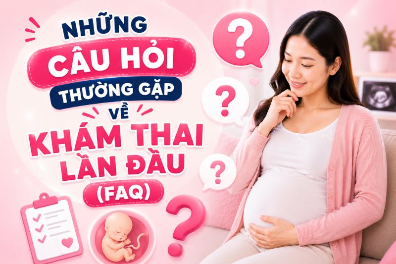 những câu hỏi thường gặp về khám thai lần đầu