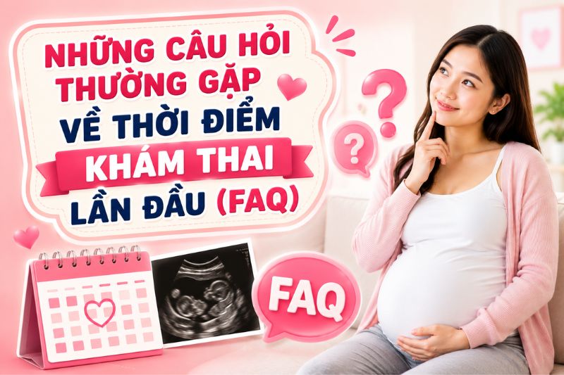 những câu hỏi thường gặp về khám thai lần đầu