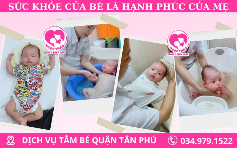 Quy trình tắm gội và chăm sóc vệ sinh cho be tại nhà quận Tân Phú