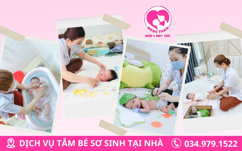 Quy trình tắm bé tại nhà quận gò vấp