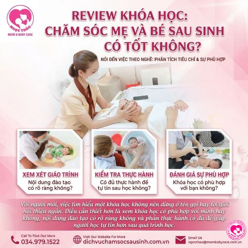 Review khóa học chăm sóc mẹ và bé sau sinh có tốt không?
