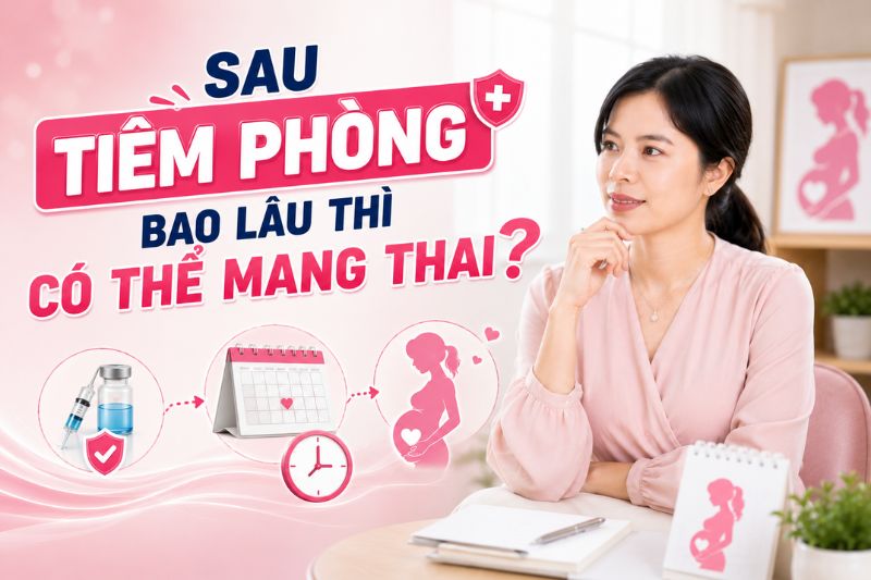 sau tiêm phòng bao lâu thì có thể mang thai