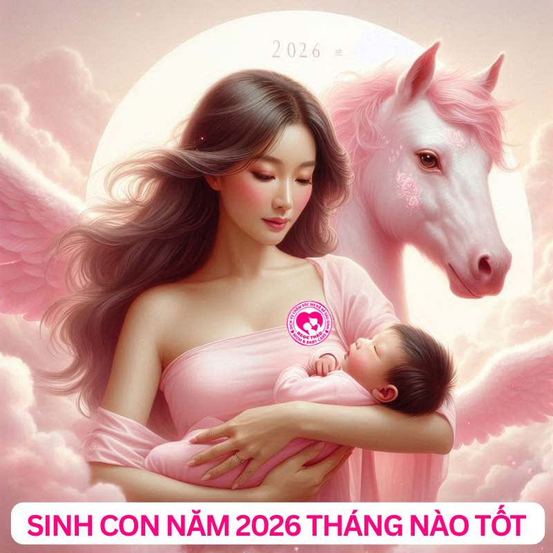 Bé sinh năm 2026 – tuổi Ngọ hiền lành, mệnh Thủy mềm mại, thuận buồm xuôi gió suốt đời.