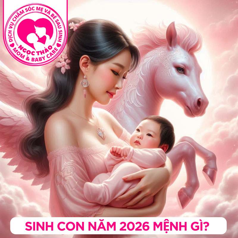 Chào đón thiên thần Bính Ngọ 2026 – đem theo hạnh phúc, mang lại may mắn.