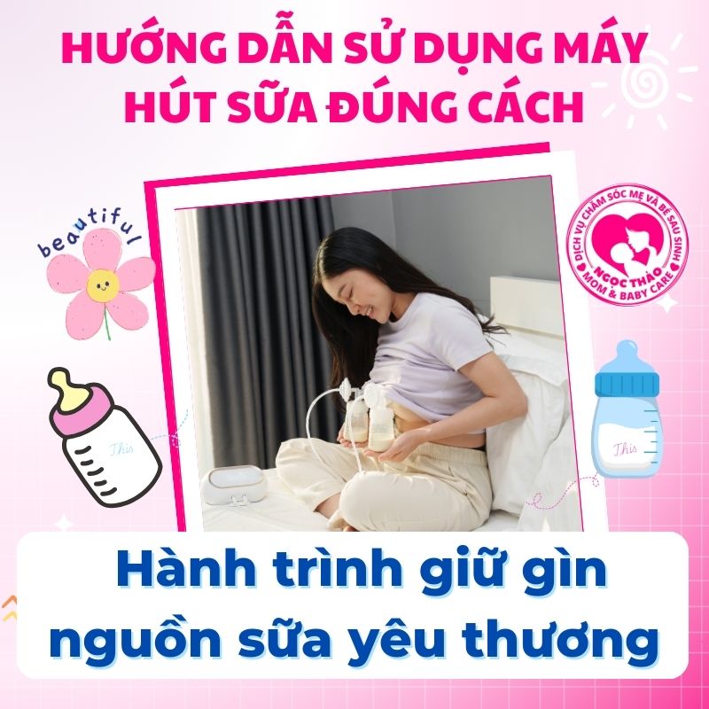 Lựa chọn máy hút sữa có lực hút nhẹ nhàng, mô phỏng nhịp bú của bé…