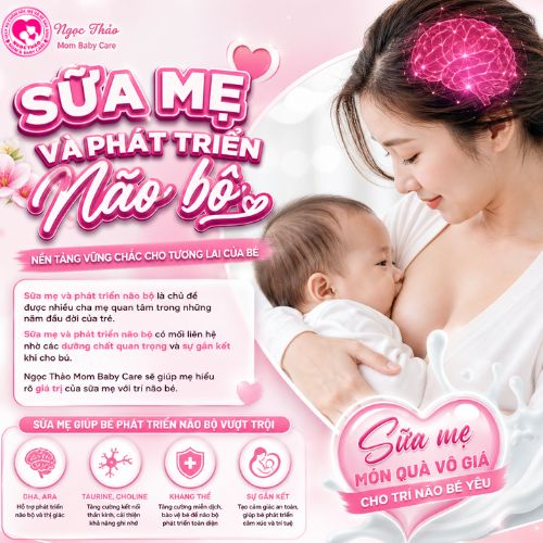 Sữa mẹ và phát triển não bộ: Vì sao bú mẹ giúp bé học hỏi tốt hơn?