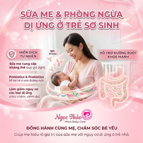 Sữa mẹ và phòng ngừa dị ứng: Lợi ích lớn cho trẻ sơ sinh