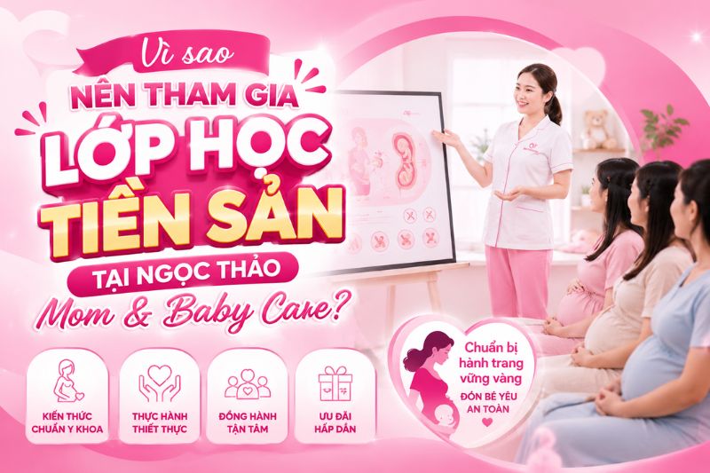vì sao nên tham gia lớp học tiền sản của ngọc thảo mom baby care