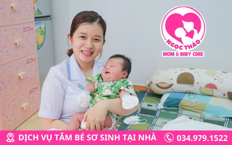 Dịch vụ tắm bé sơ sinh tại nhà quận gò vấp