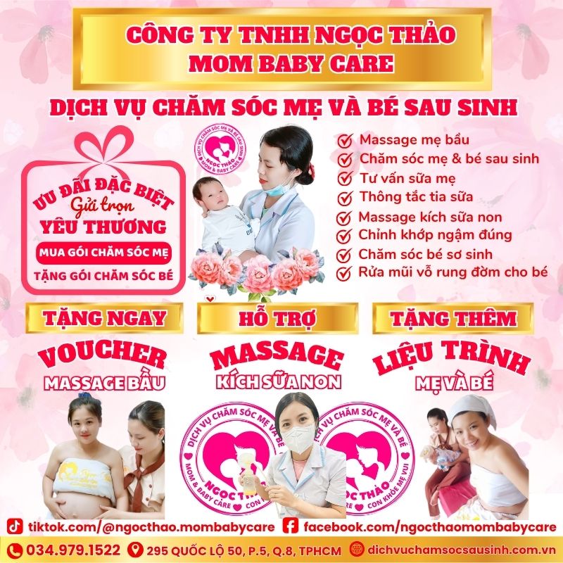 Dịch vụ chăm sóc mẹ và bé sau sinh tại nhà