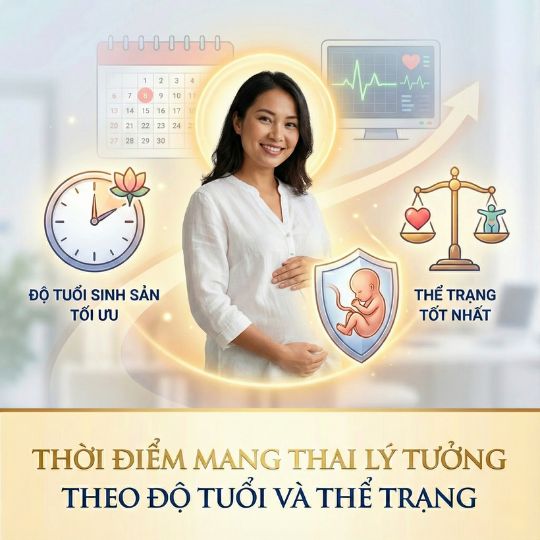 Thời điểm mang thai lý tưởng theo độ tuổi và thể trạng