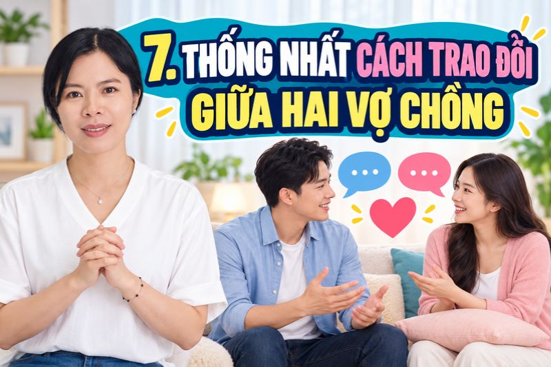 thống nhất cách trao đổi giữa 2 vợ chống