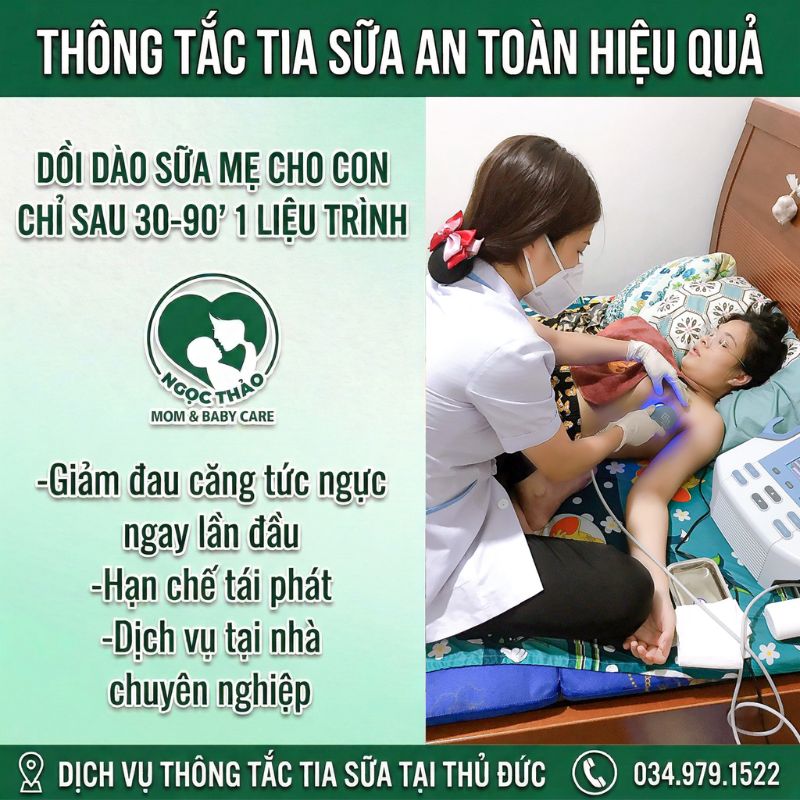 thông tắc tia sữa phường Thủ Đức