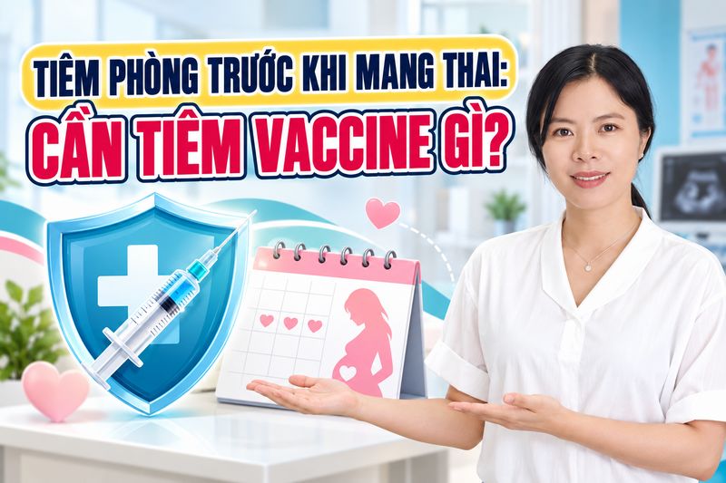 tiêm phòng trước khi mang thai cần tiêm vaccine gì